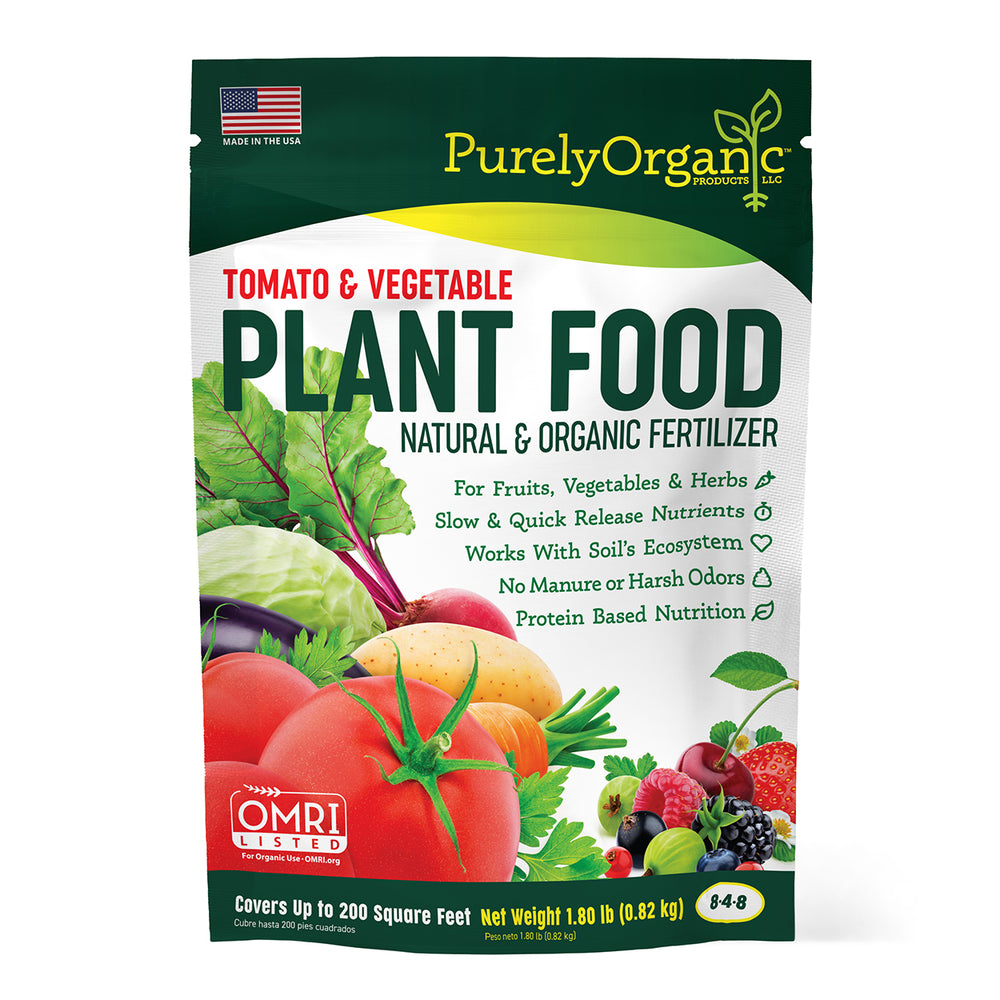 Purely Organic Tomato & Vegetable Plant Food 8-4-8