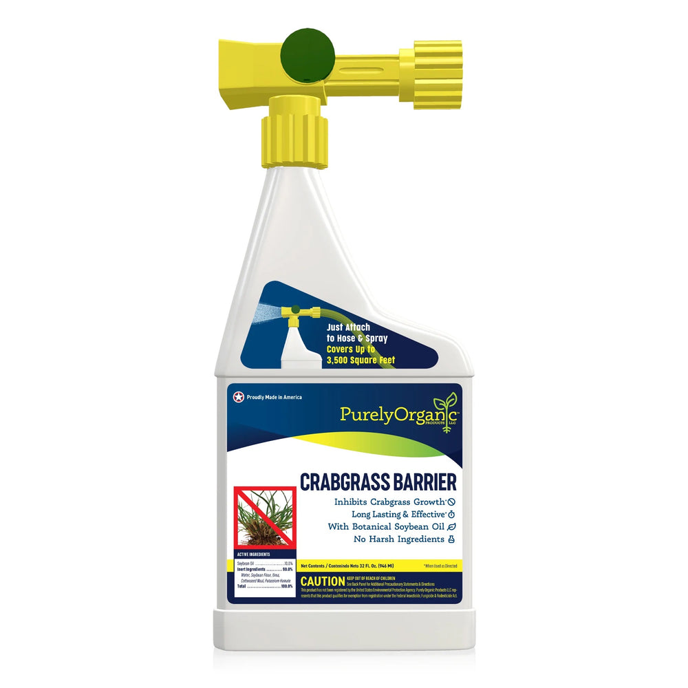 Pure Defense Crabgrass Barrier Concentrated Spray (32 Oz - Covers 3,500 Sq Ft)