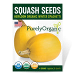Purely Organic Heirloom Squash Seeds - Winter Spaghetti (Approx 20 Seeds)