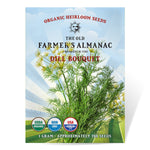 The Old Farmer's Almanac Organic Bouquet Dill Seeds - Approximately 750 Seeds