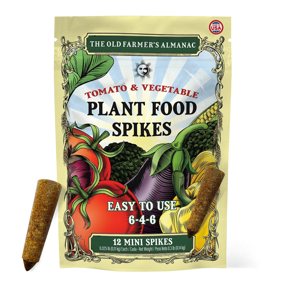 The Old Farmer's Almanac Tomato & Vegetable Plant Food Mini Spikes 6-4-6